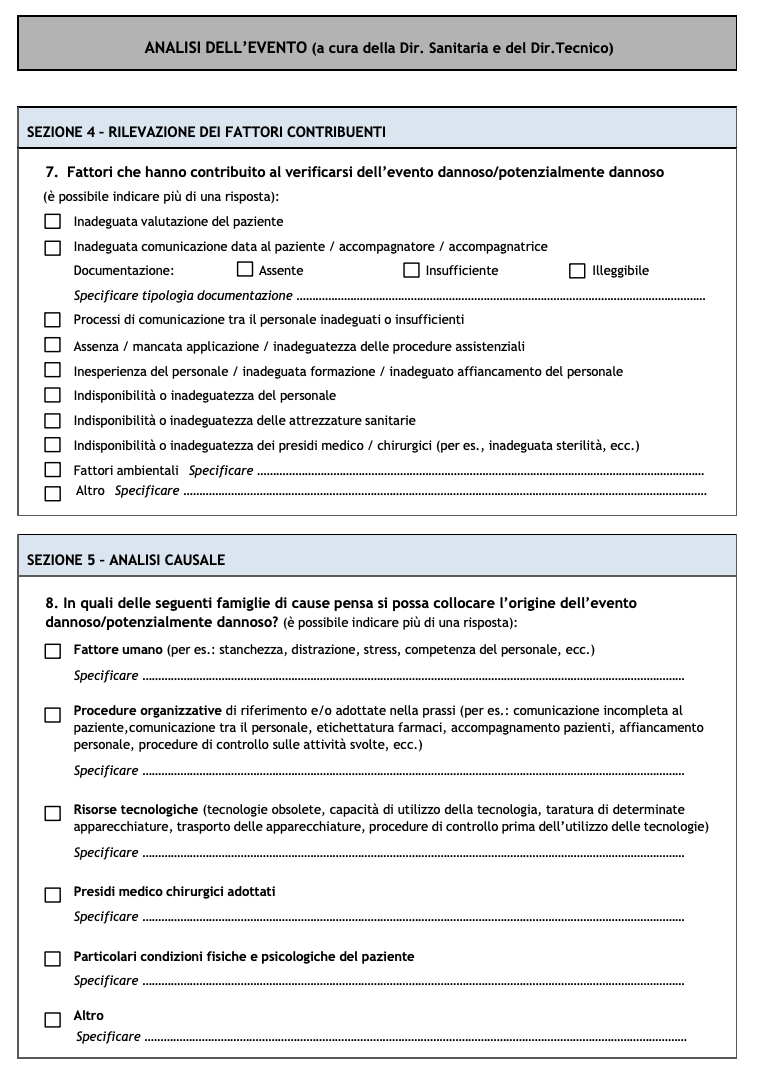 Incident Report Dir Sanitaria