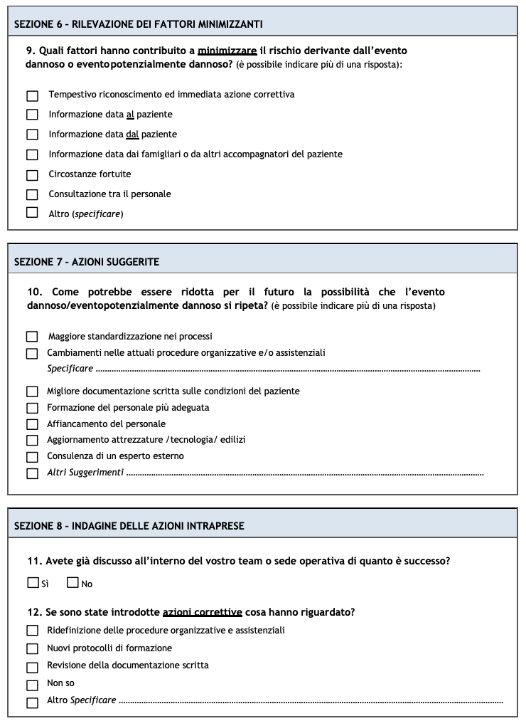 Incident Report Dir Sanitaria